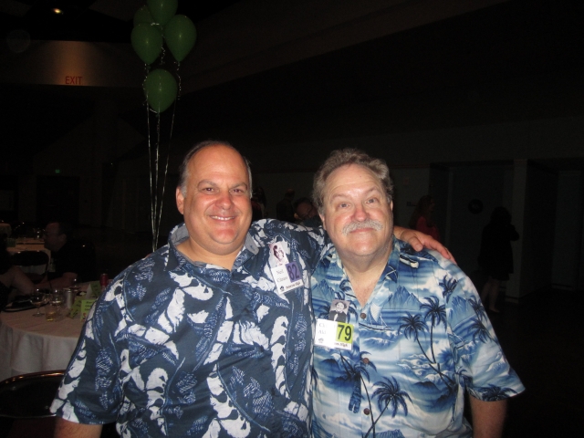 Neil Citraro 82 and Cliff Aldecoa (me) 79.  Was it Hawaiian shirt day at the reunion? - just kidding - 